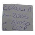 Relógio Visor Bordo Painel Corolla 2005 Origina Preto