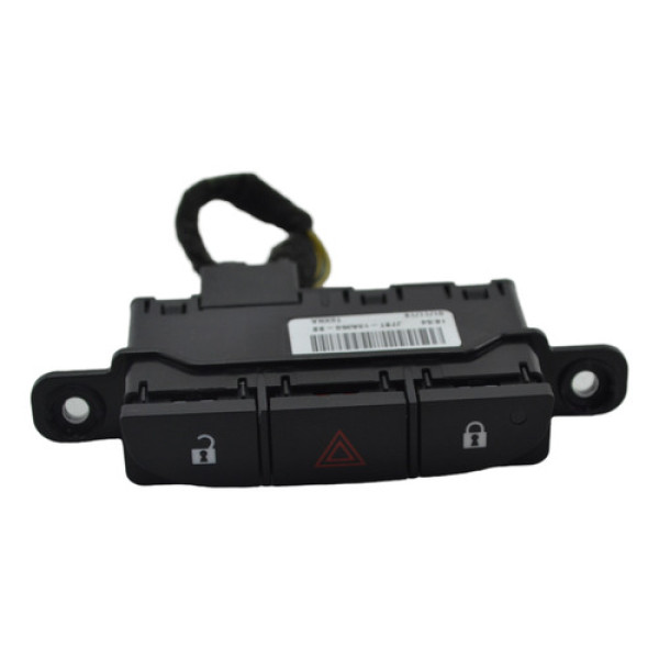 Botão Pisca Alerta Destrava Trava  Painel Ka 2020 Original Preto