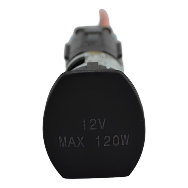 Tomada Energia 12v Console Nissan Versa 2019 Original - Preto