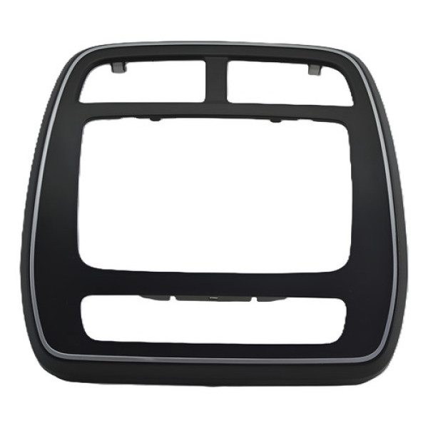 Moldura Central Painel Renault Kwid 2017 A 2021 Original Preto