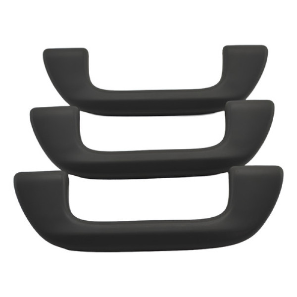 Kit 3 Puxador Alça Teto Pqp Honda Civic 2007 Original - Cinza-escuro