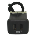 Entrada Conector Dplo Usb Console Equinox 2018-2019 Original Preto