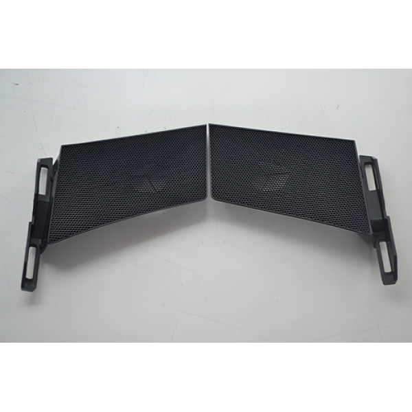 Par Tela Alto Falante Painel Toyota Yaris 2023 Original Preto