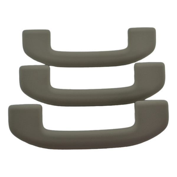 Kit 3 Puxador Alça Teto Pqp Nissan Livina 2012 Original Bege