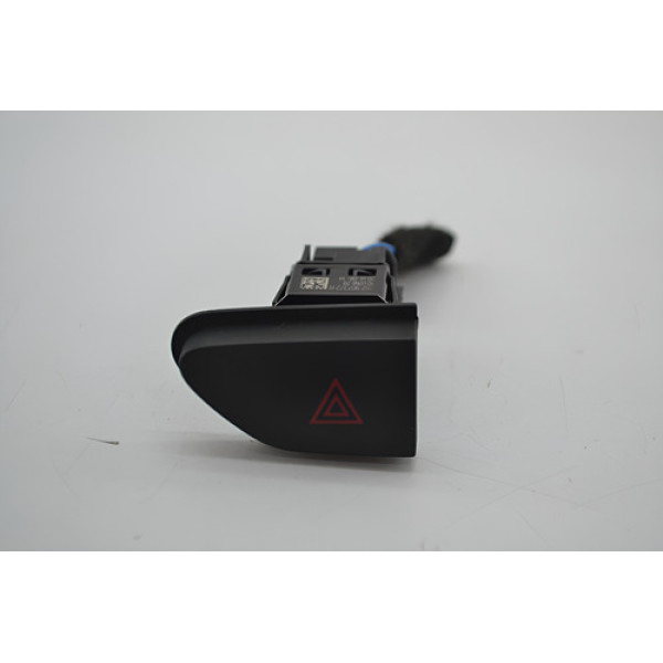 Botão Pisca Alerta Painel Renault Captur 2019 Original - Preto