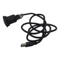 Entrada Conector Usb Console L200 2012 Original Preto