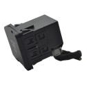 Tomada Energia 150w 127v Console Commander 2022 Original Preto