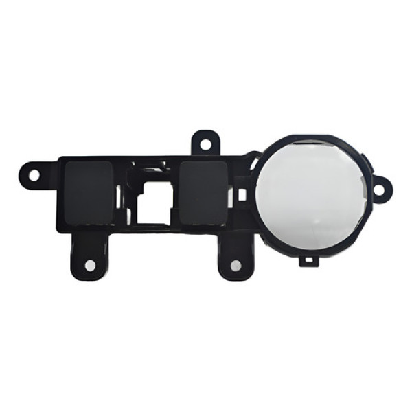 Moldura Com Botão Falso Nissan Frontier 2021 Original Preto