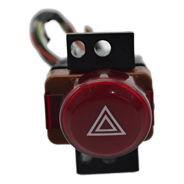 Botão Comando Pisca Alerta Painel Honda Civic 2007 Original - Vermelho