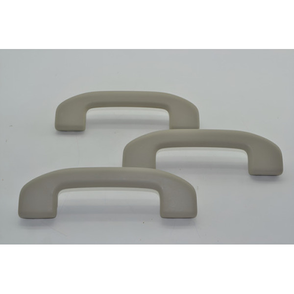 Kit 3 Puxadora Alça Teto Pqp Nissan Livina 2013 2014 Origina Creme