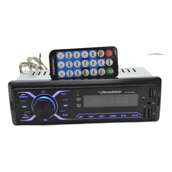 Radio Aparelho Som Original Roadstar C/usb Sd Auxiliar
