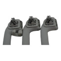 Kit 3 Puxador Alça Teto Pqp Jeep Renegade 2021 Original Cinza