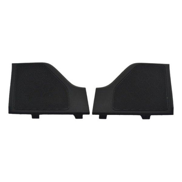 Par Moldura Tela Alto Falante Painel Gm S10 2017 Original Preto