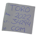 Comando Ar Condicionado Painel Toro 2022 Origin 01002621590