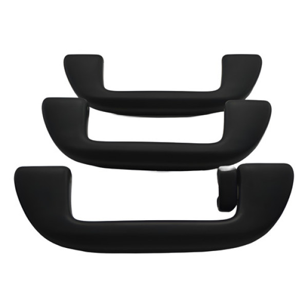 Kit 3 Puxador Alça Teto Pqp Honda Civic 2018 Original - Preto