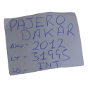 Botão Falso Painel Mitsubishi Pajero Dakar 2012 Original