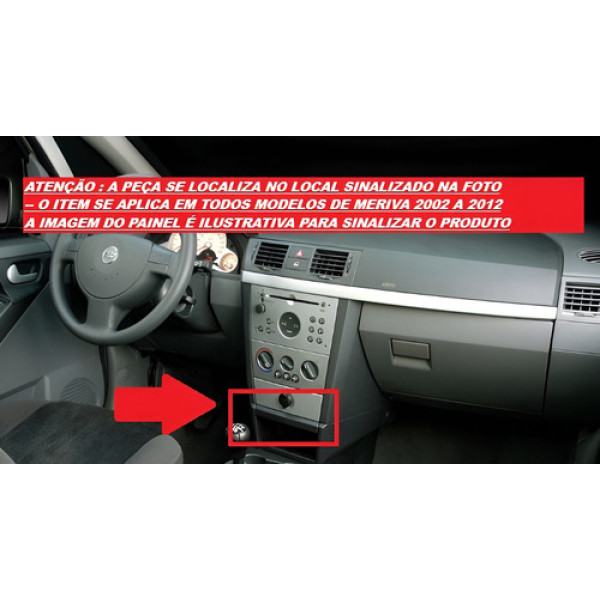 Friso Acabamento Painel Gm Meriva 2003 Original