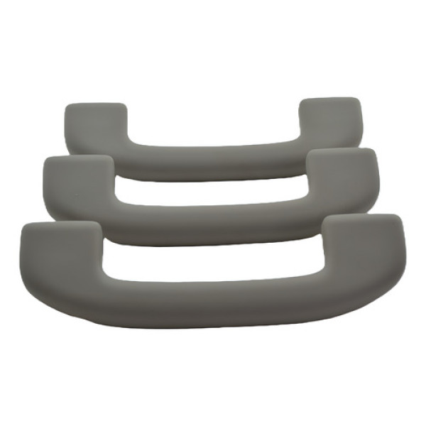 Kit 3 Puxador Alça Teto Pqp Nissan Kicks 2022 Original Creme