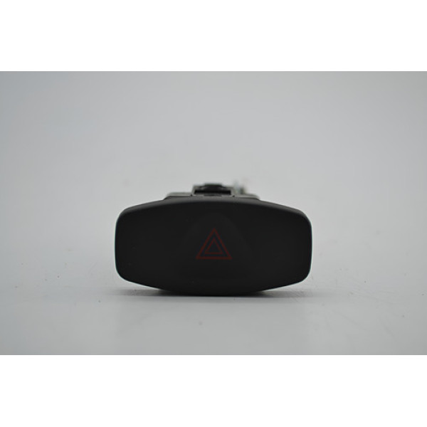 Botão Pisca Alerta Painel Renault Sandero 2012 Original - Preto