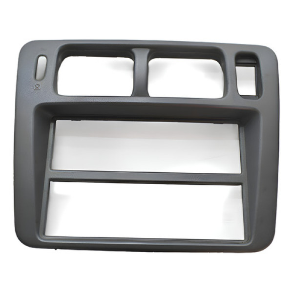 Moldura Central Radio Som Painel Tr4 2003 A 2015 Original Cinza-escuro