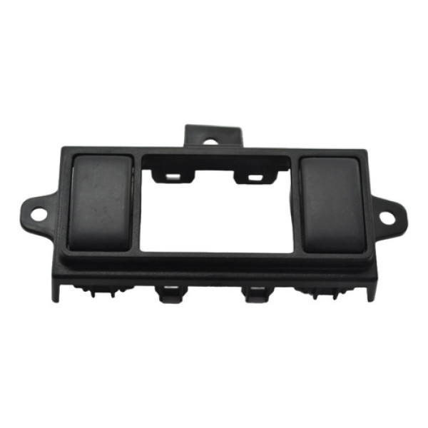 Moldura Par Botão Cego Falso Painel Tiida 2013 Original Preto