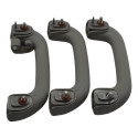 Kit 3 Puxador Alça Teto Pqp Kia Cerato 2014 Original Cinza-escuro