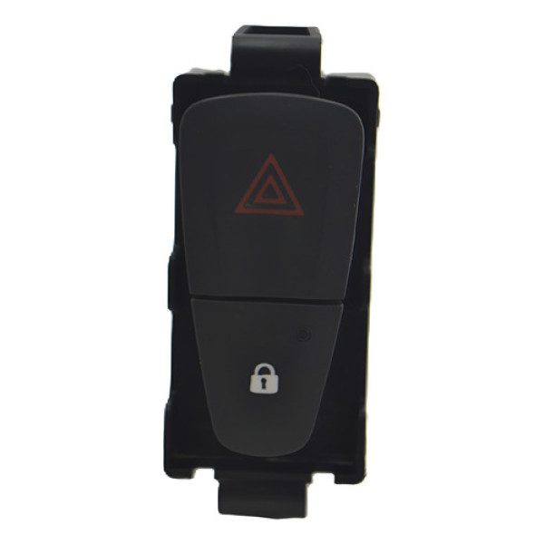 Botão Pisca Alerta Painel Sandero 2018 Logan Original Preto