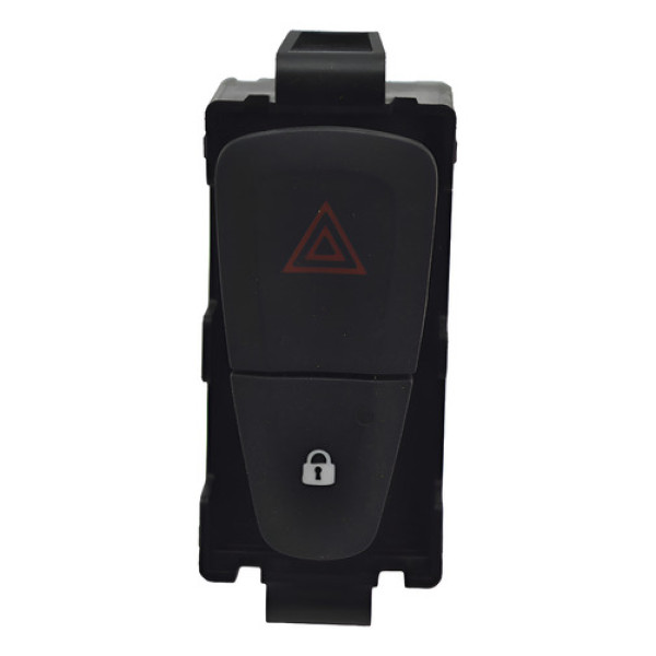 Botão Pisca Alerta Trava Destrava Sandero 2016 Logan Origina - Preto