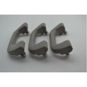Kit 3 Puxador Alça Teto Pqp Honda Civic 2011 Original