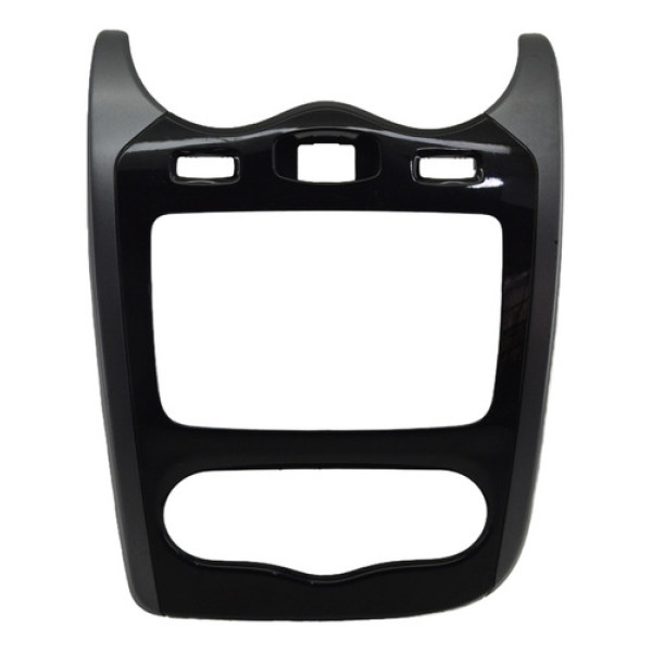 Moldura Radio Central Painel Sandero 2014 Original Preto