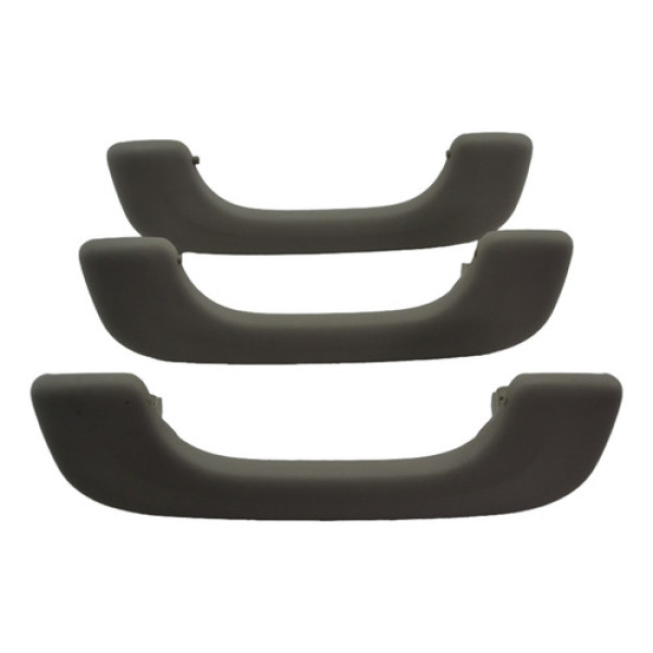 Kit 3 Puxador Alça Teto Pqp Megane 2013 Original Bege