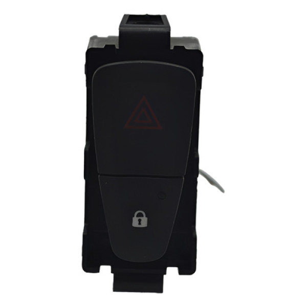 Botão Pisca Alerta Trava Destrava Sandero 2017 Logan Origina - Preto