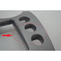 Moldura Central Painel Ford Fiesta 2013 Original C/detalhes