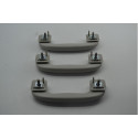 Kit 3 Puxador Alça Teto Pqp Chevrolet Tracker 2022 Original