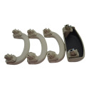 Kit 3 Puxador Alça Teto Pqp + Porta Oculos Punto 2012 Origin