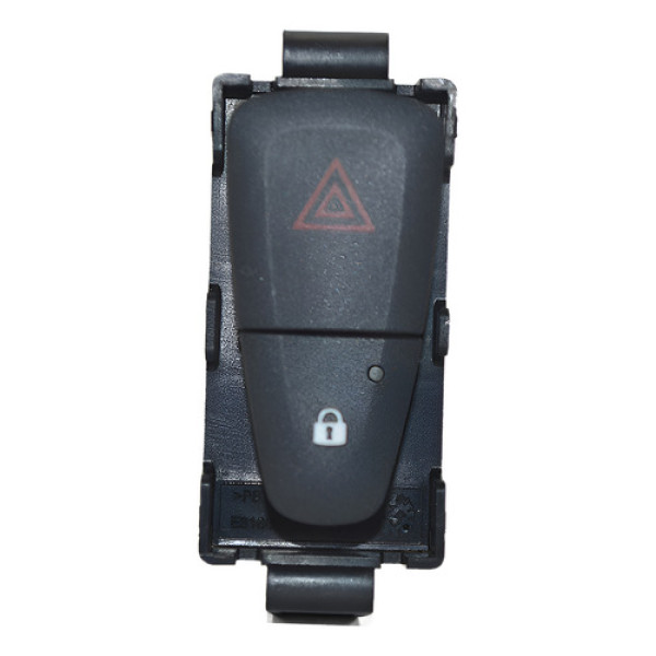Botão Pisca Alerta Trava Destrava Sandero 2015 Original - Preto