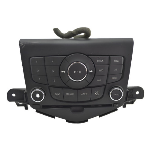 Frente Radio Multimidia Painel Gm Cruze 2014 Original Preto