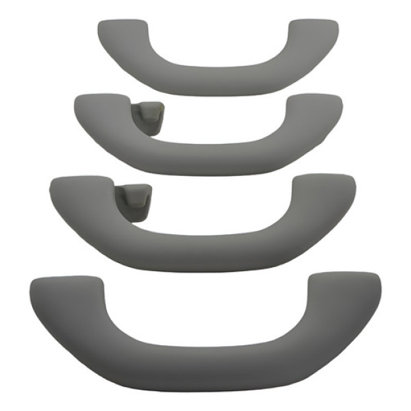 Kit Com 4 Puxador Alça Teto Pqp Vw Jetta 2011 Original - Preto