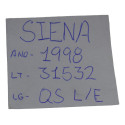 Quebra Sol Lado Esquerdo Fiat Siena 1997 1998 Original