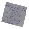 Quebra Sol Lado Esquerdo Range Rover Sport 2017 Original