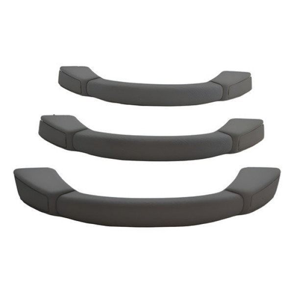 Kit Com 3 Puxador Alça Teto Pqp Pajero Tr4 2006 Original Cinza-escuro