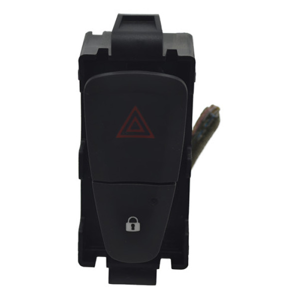 Botão Pisca Alerta Trava Destrava Sandero 2021 Logan Origina - Preto