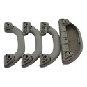 Kit 3 Alça Teto Pqp C/porta Oculos Vw Polo 2011 Original