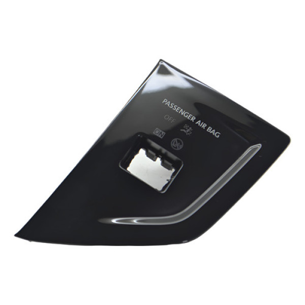 Moldura Bot Pisca Alerta Painel Polo 2018 Virtus Nivus Orig - Preto