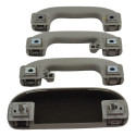 Kit 3 Puxador Alça Teto Pqp + Porta Oculos Cruze 2013 Origin Bege