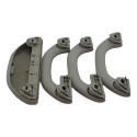 Kit 3 Alça Teto Pqp C/porta Oculos Vw Polo 2011 Original