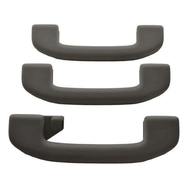 Kit 3 Puxador Alça Teto Pqp Nissan Sentra 2010 Original Cinza