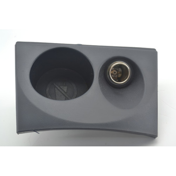 Moldura Porta Copo Console Mitsubishi Outlander 2010 Origina Preto