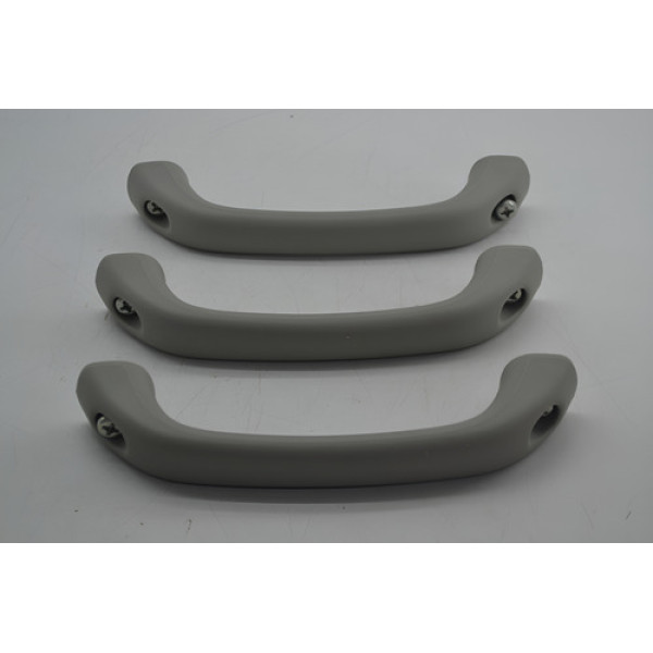 Kit Com 3 Puxador Alça Teto Pqp Suzuki Jimny 2022 Original Cinza-escuro