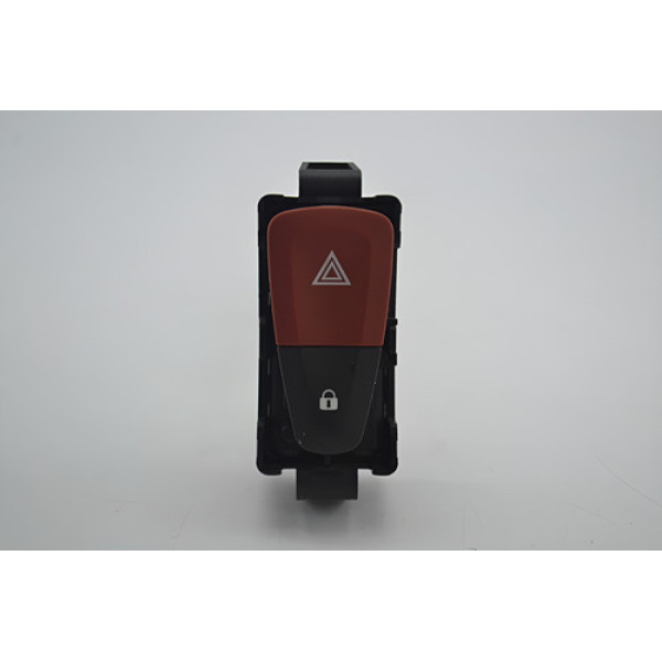 Botão Pisca Alerta Trava Renault Fluence 2012 2013 Original - Vermelho